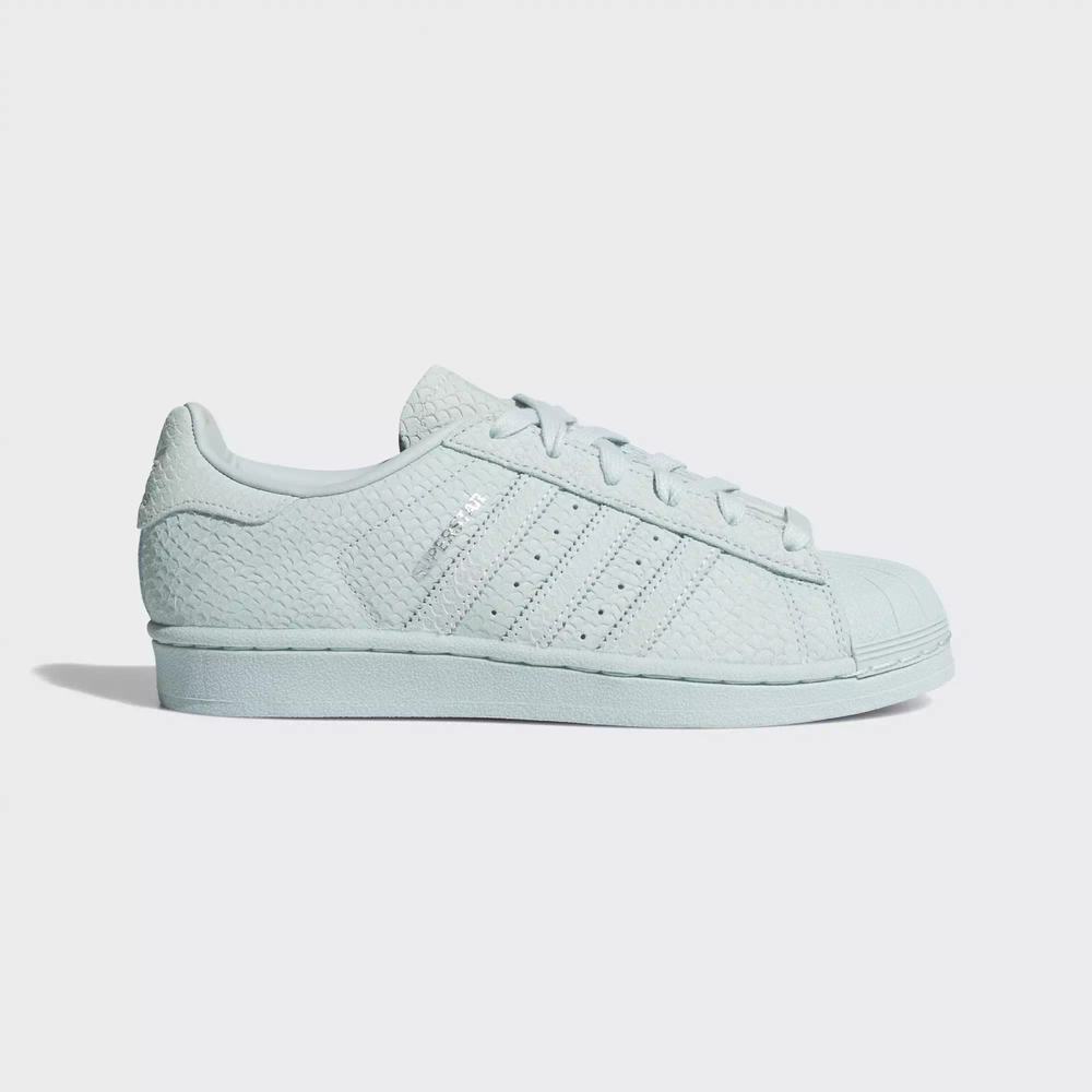Adidas Superstar Tenis Verdes Para Mujer (MX-59322)